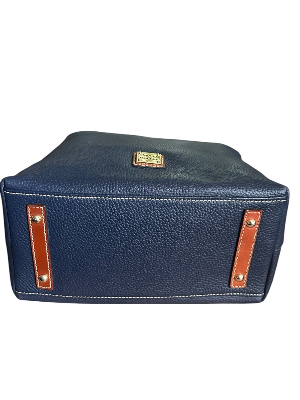 Dooney & Bourke Paige Sac Navy Pebble Grain Leather Hobo Shoulder Bag - Picture 13 of 16